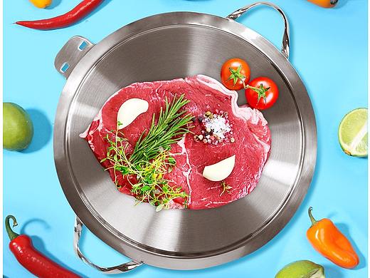 多功能不锈钢平底锅详情页面