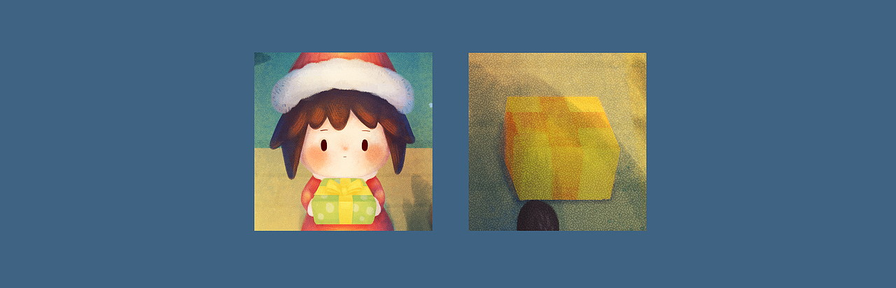 【“圣誕老人”】X【“小紅帽”】（圖ZMjM2ODY0NDQ0） - 繪本 - 站酷設(shè)計(jì)師菜花妖妖原創(chuàng)素材 - 站酷ZCOOL