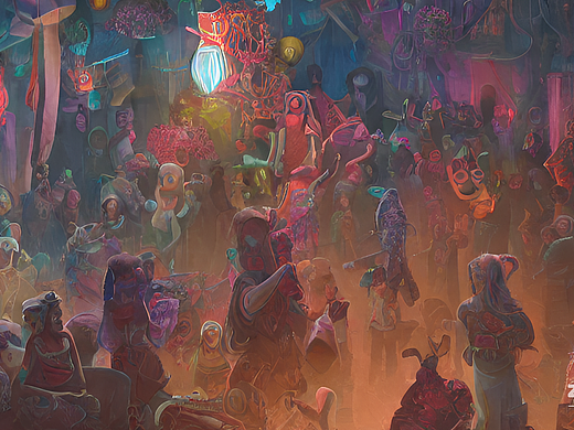 #AI创作实验室#奇奇怪怪的人