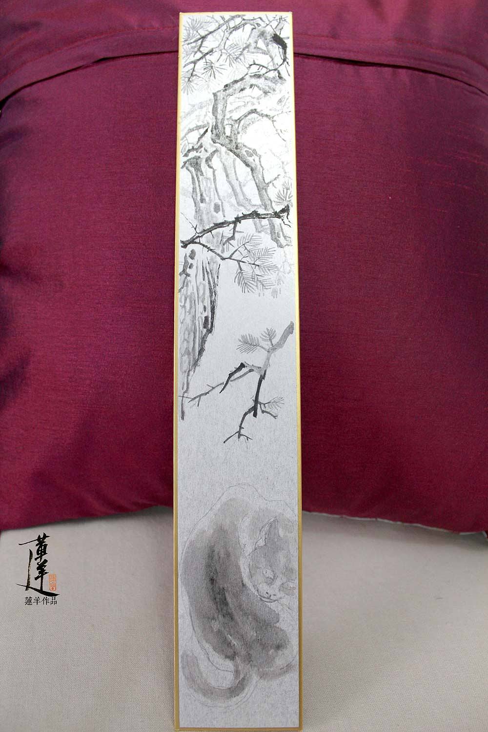 【从CG到手绘】竹笔、岩彩、水墨小实验(图ZMjIwNzg1NjA=) - 绘画 - 站酷设计师莲羊原创素材 - 站酷ZCOOL