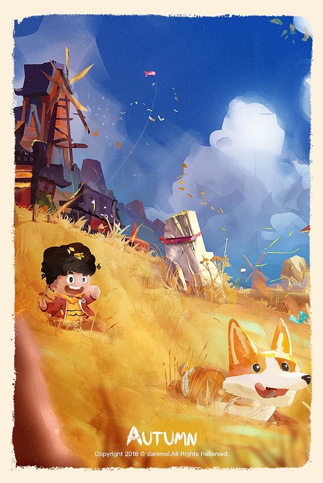 四季（图ZMTEyOTY1NTIw） - 商业插画 - 站酷设计师danimal原创素材 - 站酷ZCOOL