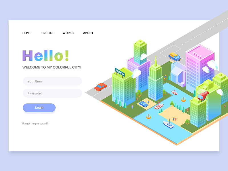 UI合集（自画像 排版 空页面 邮票 2.5D 微光 表情）（图ZMTM5NzEzMzQw） - 其他UI - 站酷设计师Peacooo原创素材 - 站酷ZCOOL