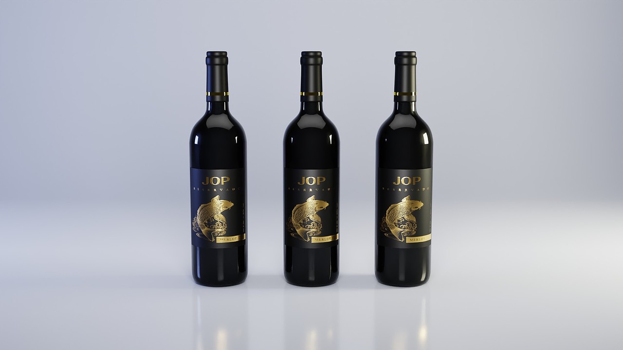 葡萄酒酒标 包装建模（图ZMjQzNzg4Nzky） - 包装 - 站酷设计师简单易懂原创素材 - 站酷ZCOOL