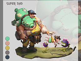 超级奶爸角色设定