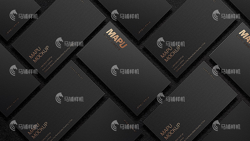 名片深色智能贴图样机模版vi设计提案展示效果psd素材（图ZMjE2MzMyMTY0） - 其他平面 - 站酷设计师马铺样机原创素材 - 站酷ZCOOL