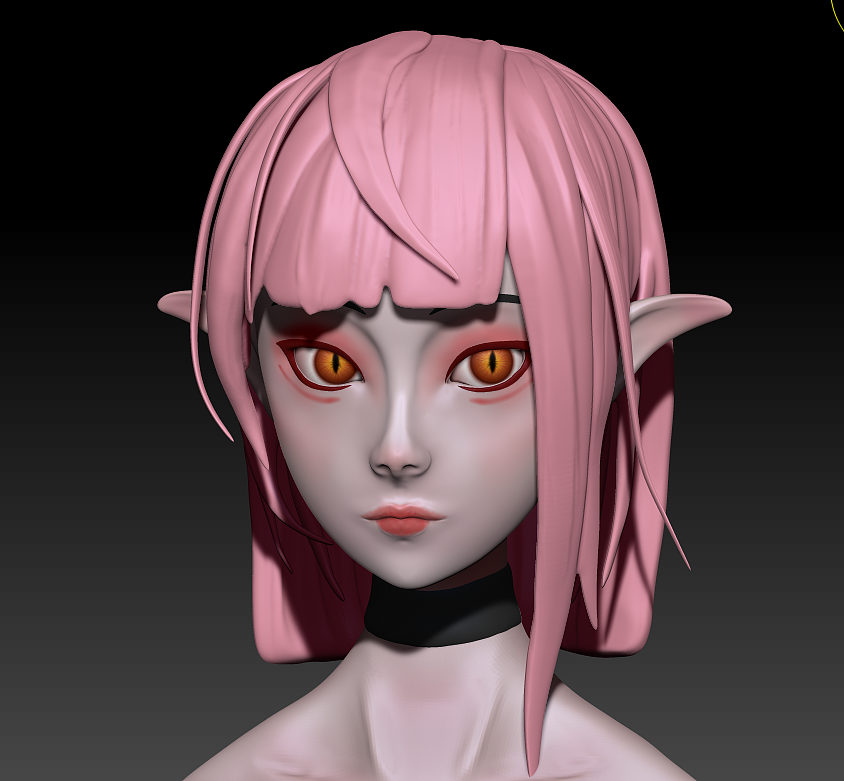 一个头像建模小练习