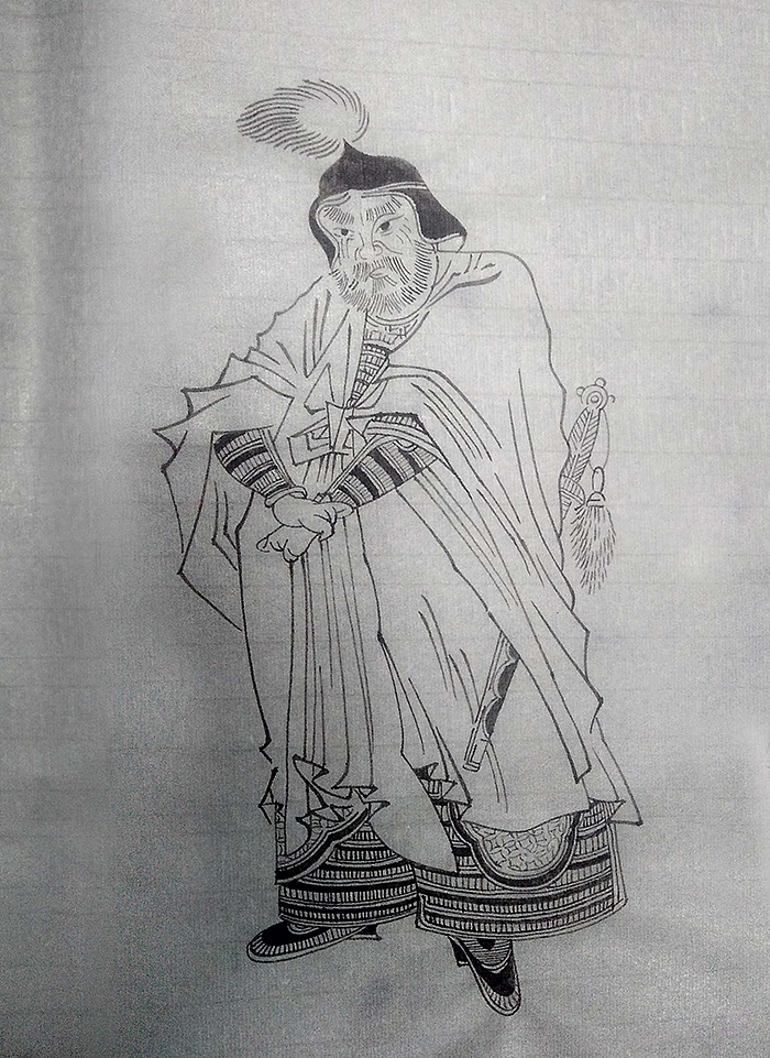 临摹[明]陈洪绶《水浒叶子》（图ZMTAyODExNjY0） - 绘画 - 站酷设计师刘伟art原创素材 - 站酷ZCOOL