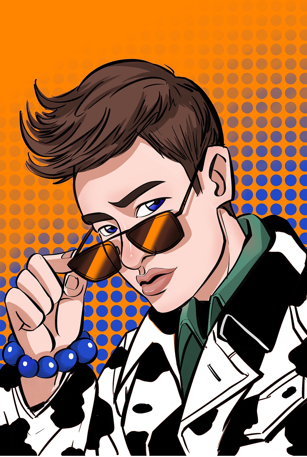 嘻哈四人组（图ZMTc0ODIyNzEy） - 创作习作 - 站酷设计师NEW先生有6只牛原创素材 - 站酷ZCOOL