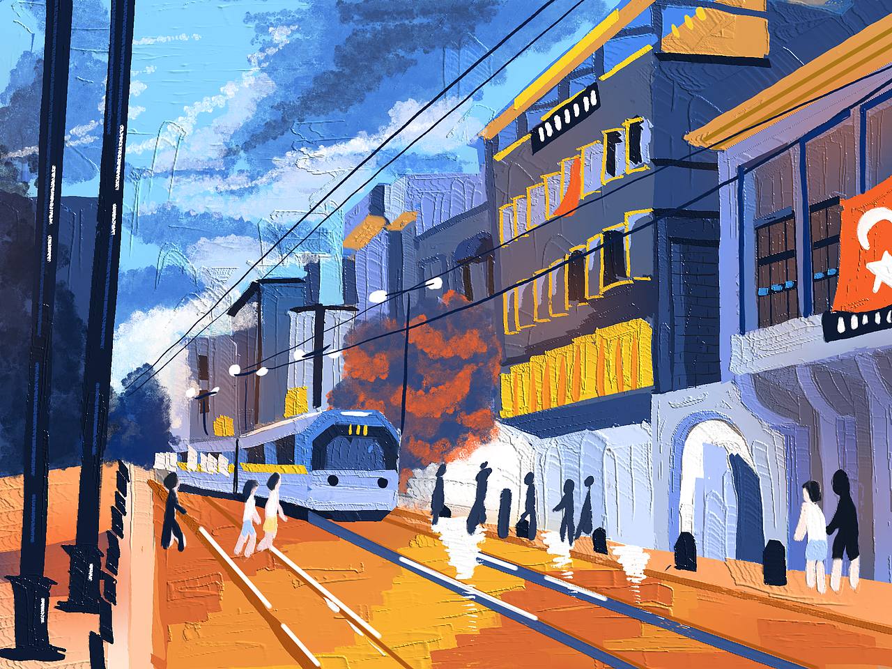 混乱的思绪|近期插画