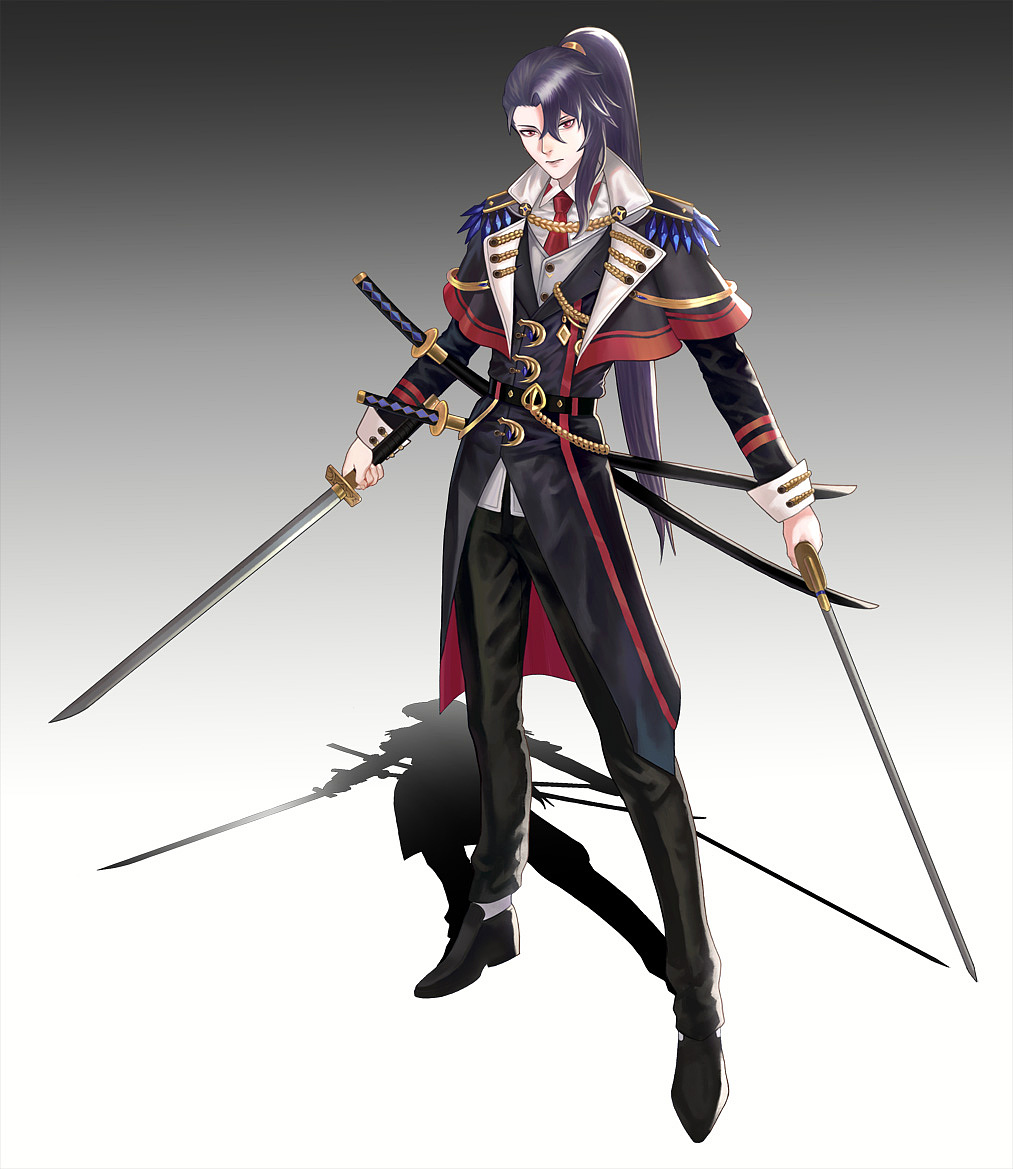 日系男性角色|插画|游戏原画|钉子鬼_原创作品-站酷zcool