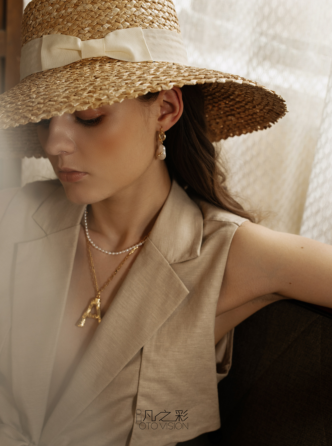 珠宝首饰类人像摄影 ins风格饰品模特拍摄案例 凡之彩