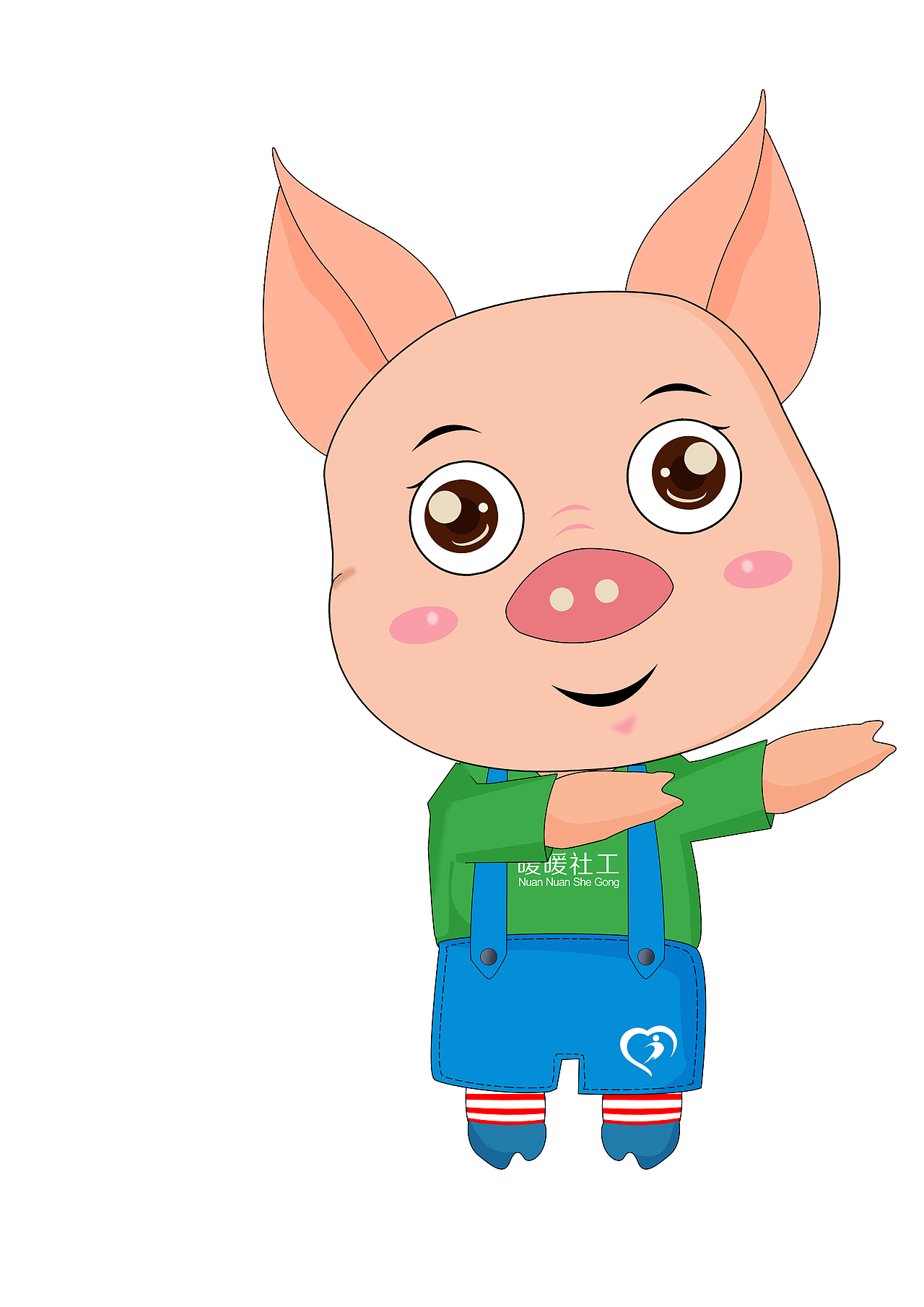 暖暖社工形象设计 企业动漫形象设计 表情包 动图制作