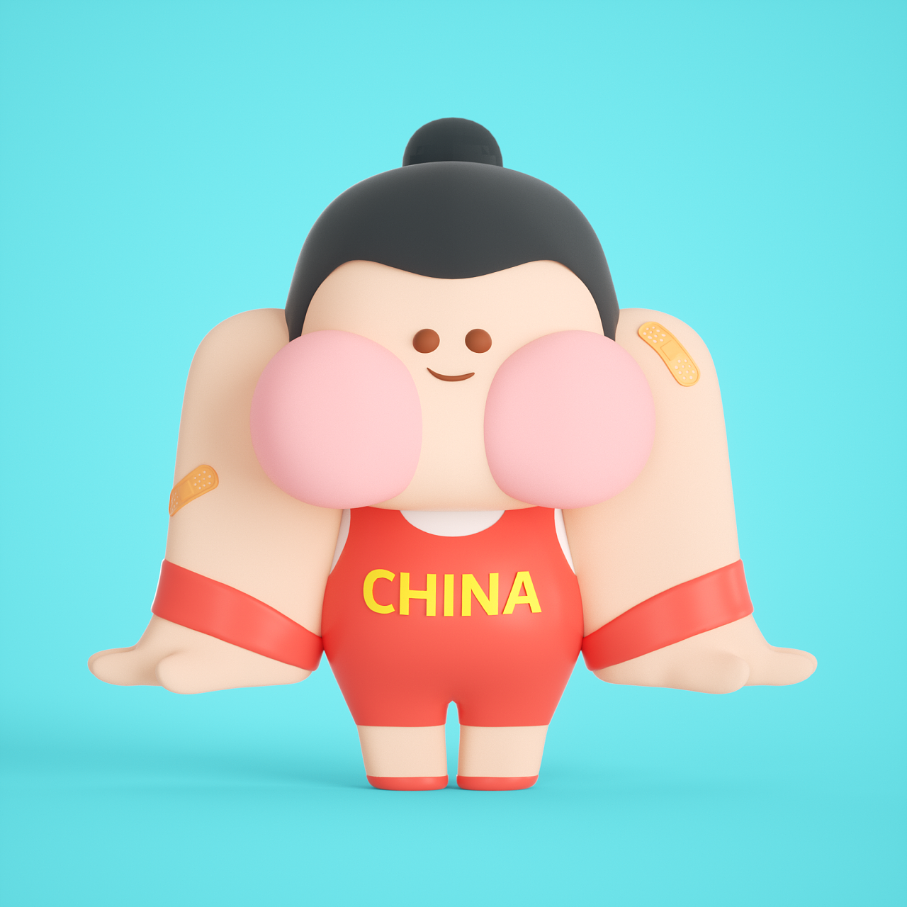 金刚芭比 比心奥运健儿 |原创ip形象设计 |平面|ip形象|ouo白日梦想家