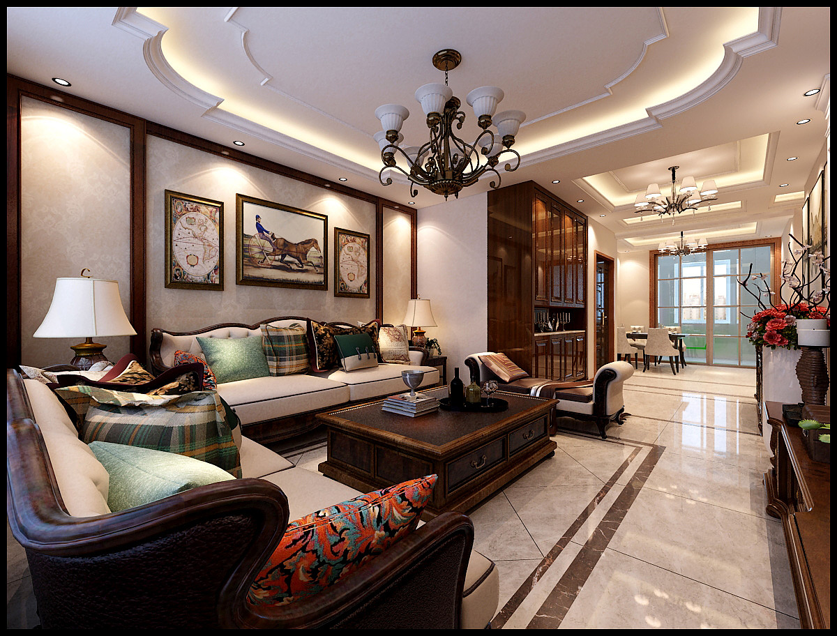 桓台湖心岛简欧装修设计案例-淄博别墅装修（图ZMTQ3MDY2MDg0） - 家装设计 - 站酷设计师淄博装修公司原创素材 - 站酷ZCOOL