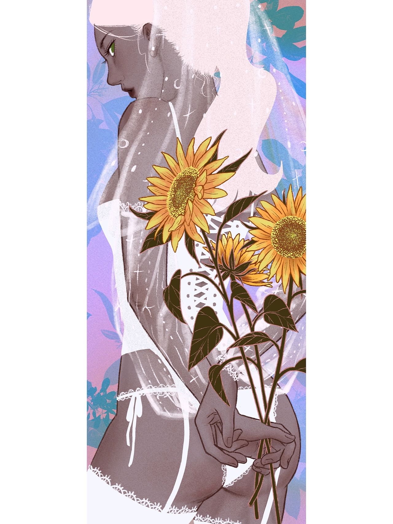 -SunFlower-（图ZMjY5MDI5Mjg4） - 新锐潮流插画 - 站酷设计师_KiLLer原创素材 - 站酷ZCOOL