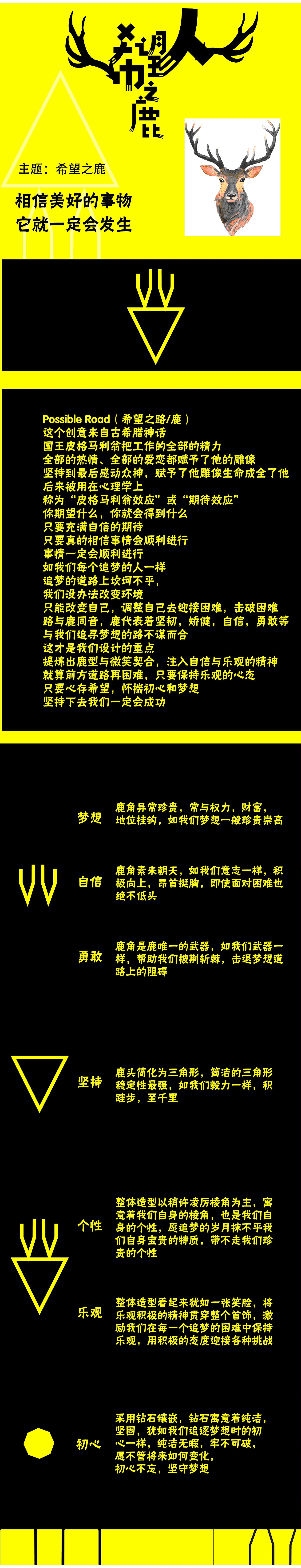 希望之鹿（图ZMjQ2Nzc1MzYw） - 首饰设计 - 站酷设计师是阿瑶阿原创素材 - 站酷ZCOOL