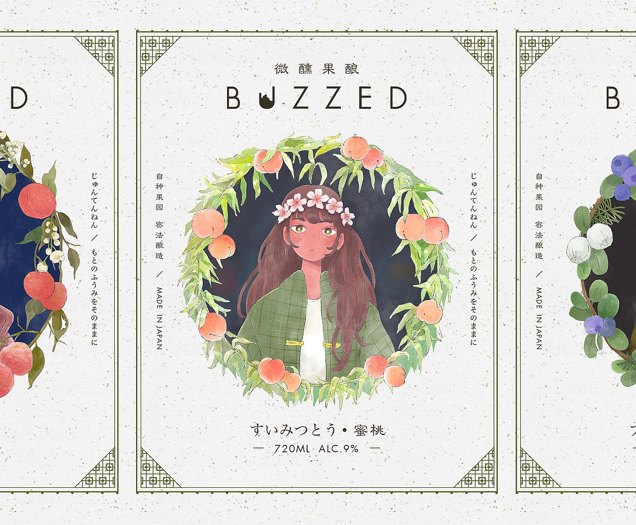 BUZEED微醺果酿整体品牌设计及产品包装