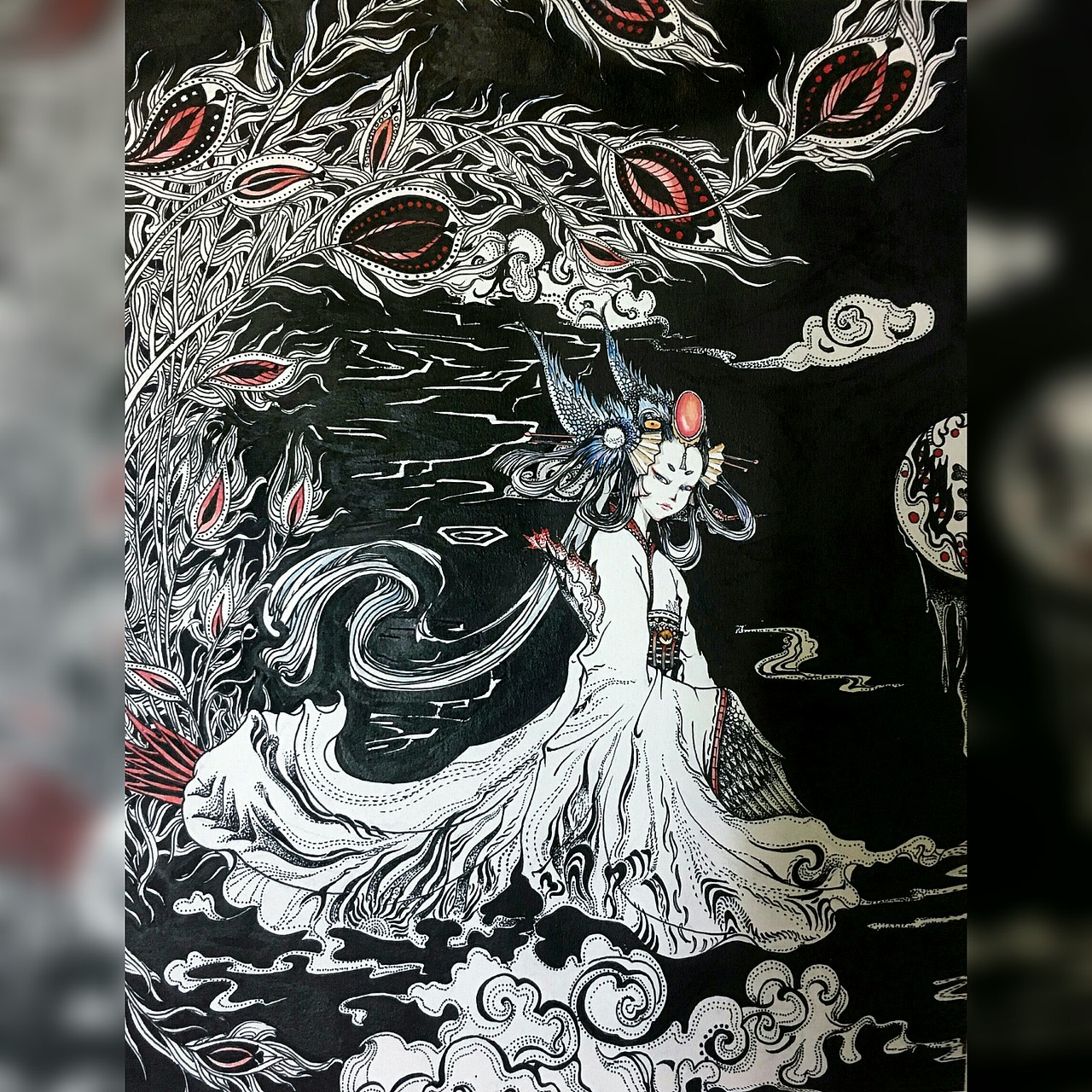 又一波新作品（图ZOTEwNjA1NjA=） - 艺术插画 - 站酷设计师一匕原创素材 - 站酷ZCOOL