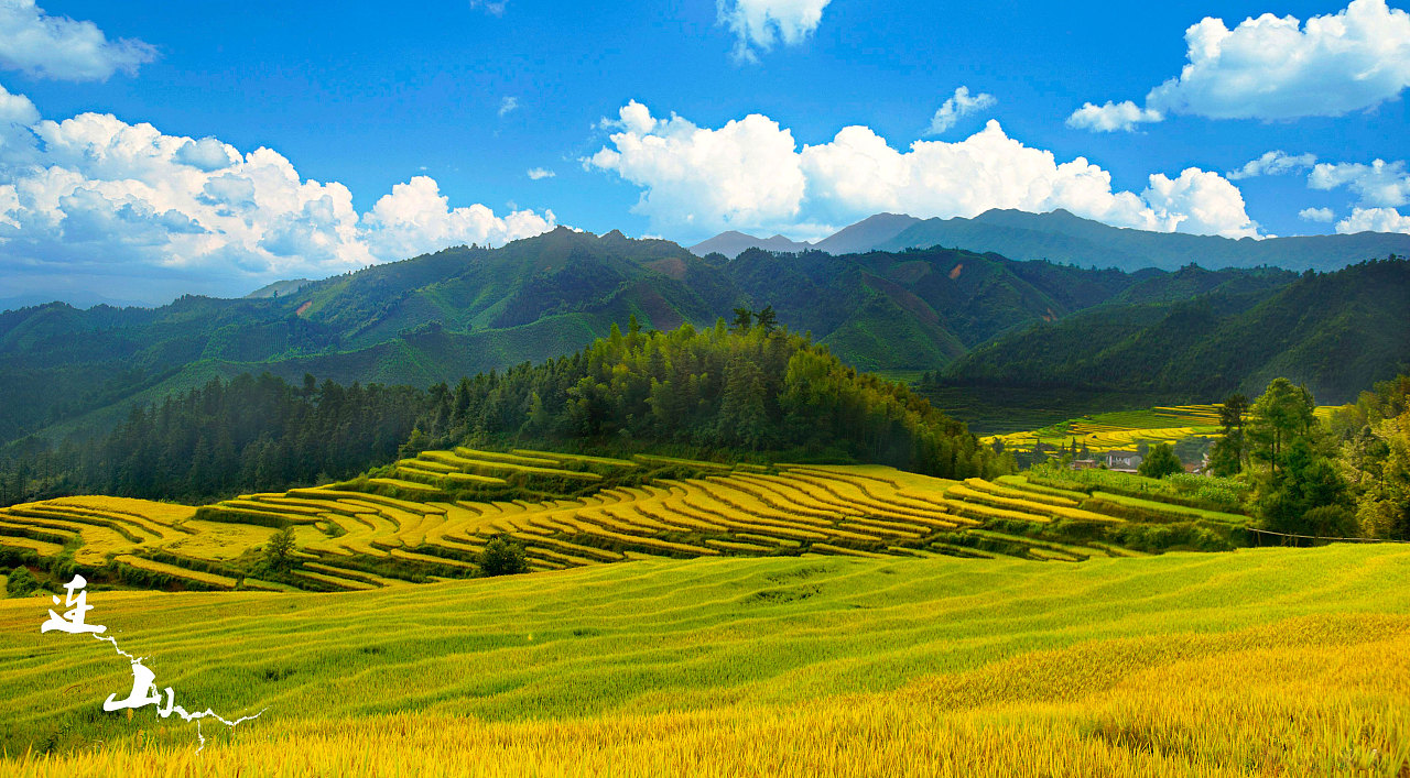 美轮美奂的欧家梯田!