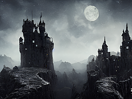 #AI创作实验室#暗夜将起暗夜的城堡