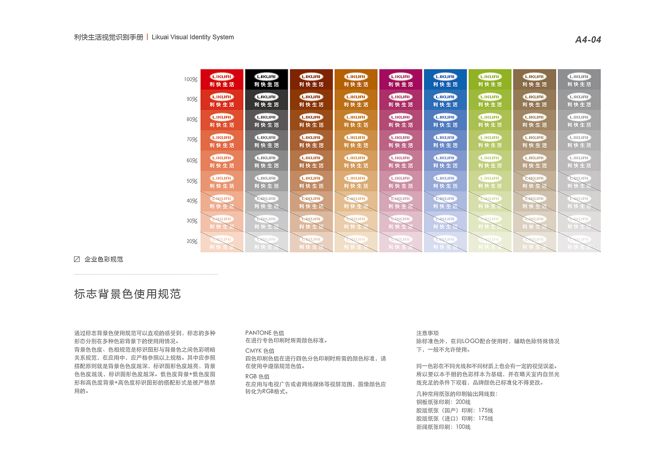 利快生活VI设计