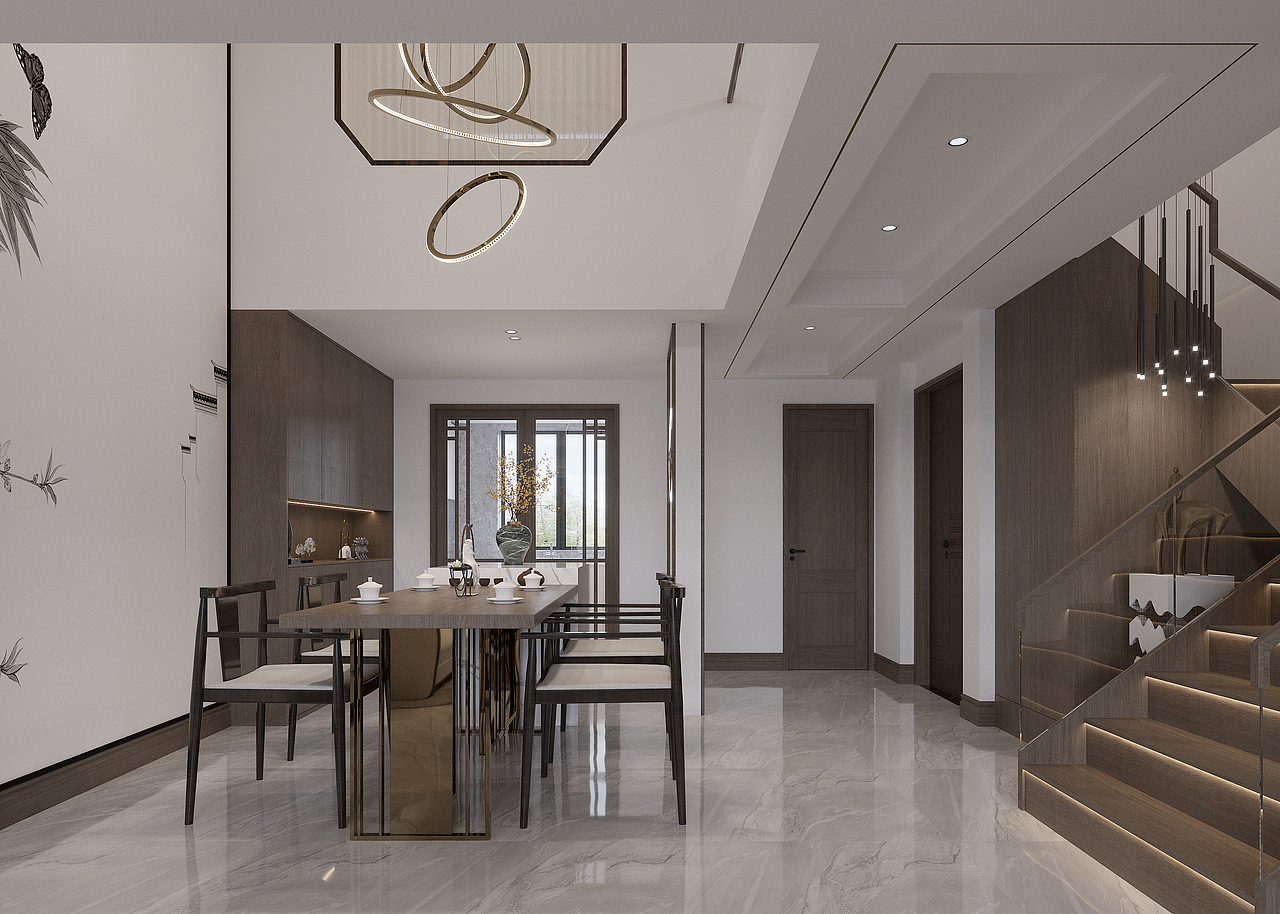 中式（图ZMjA0MjU3OTky） - 家装设计 - 站酷设计师西安吴彦祖原创素材 - 站酷ZCOOL