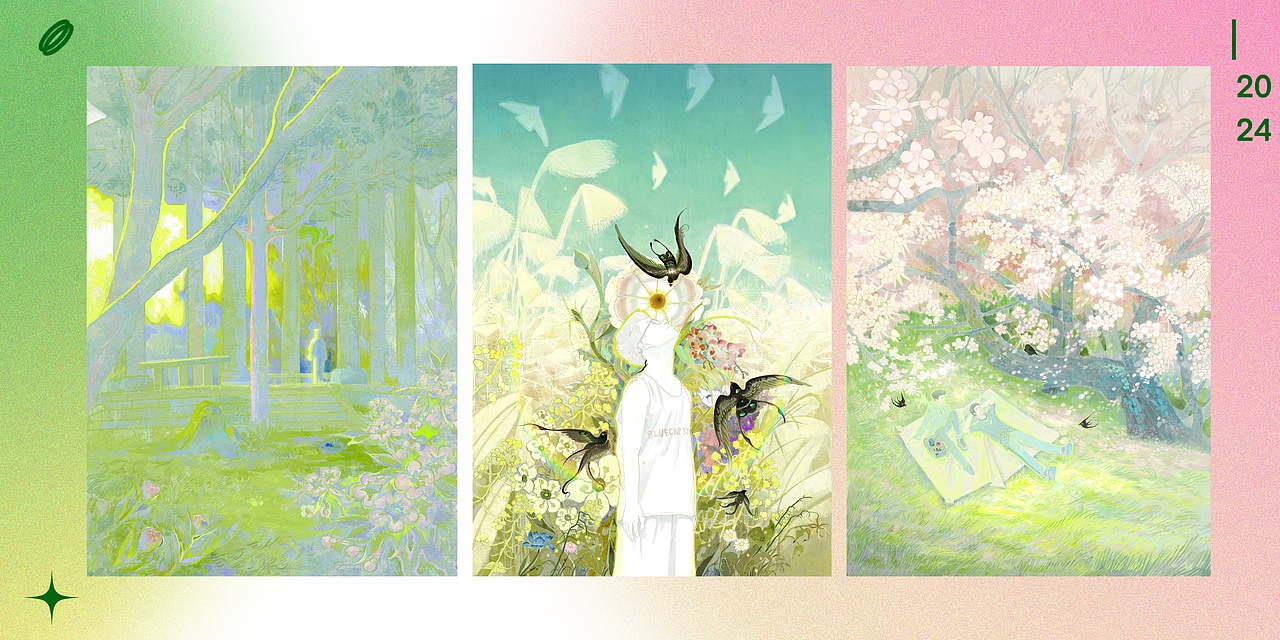 本科期间的插画作品集