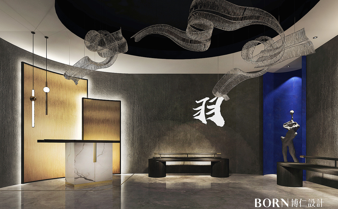 广西“羽”餐厅设计案例（图ZMTg4ODM2NTIw） - 家装设计 - 站酷设计师上海博仁空间设计原创素材 - 站酷ZCOOL