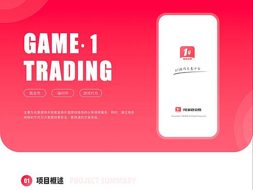 1號(hào)游戲交易（個(gè)人主頁(yè)-ZNTY1NzIwOTI=） - APP界面 - 站酷設(shè)計(jì)師草莓味的貓er原創(chuàng)素材 - 站酷ZCOOL