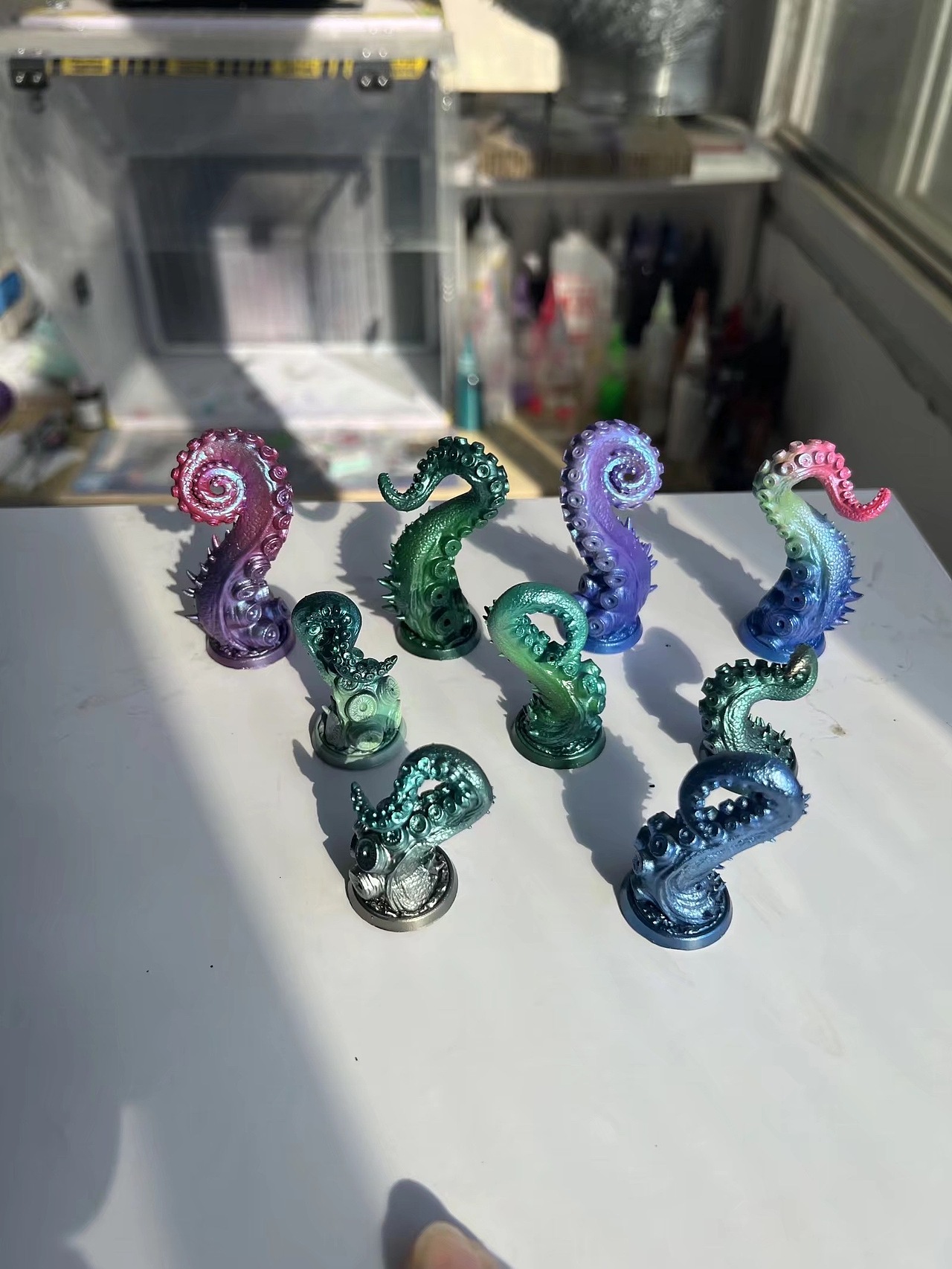 关于最近忙里偷闲涂了几只触手