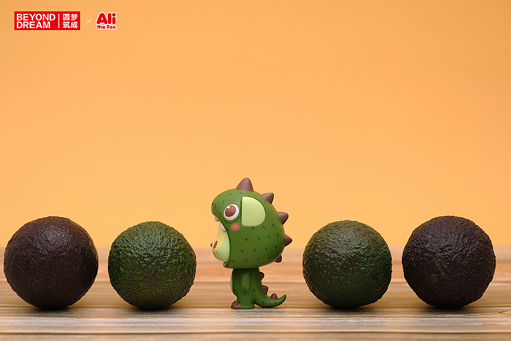 元旦限定阿狸迷你公仔 · 调色板系列2 - 水果恐龙