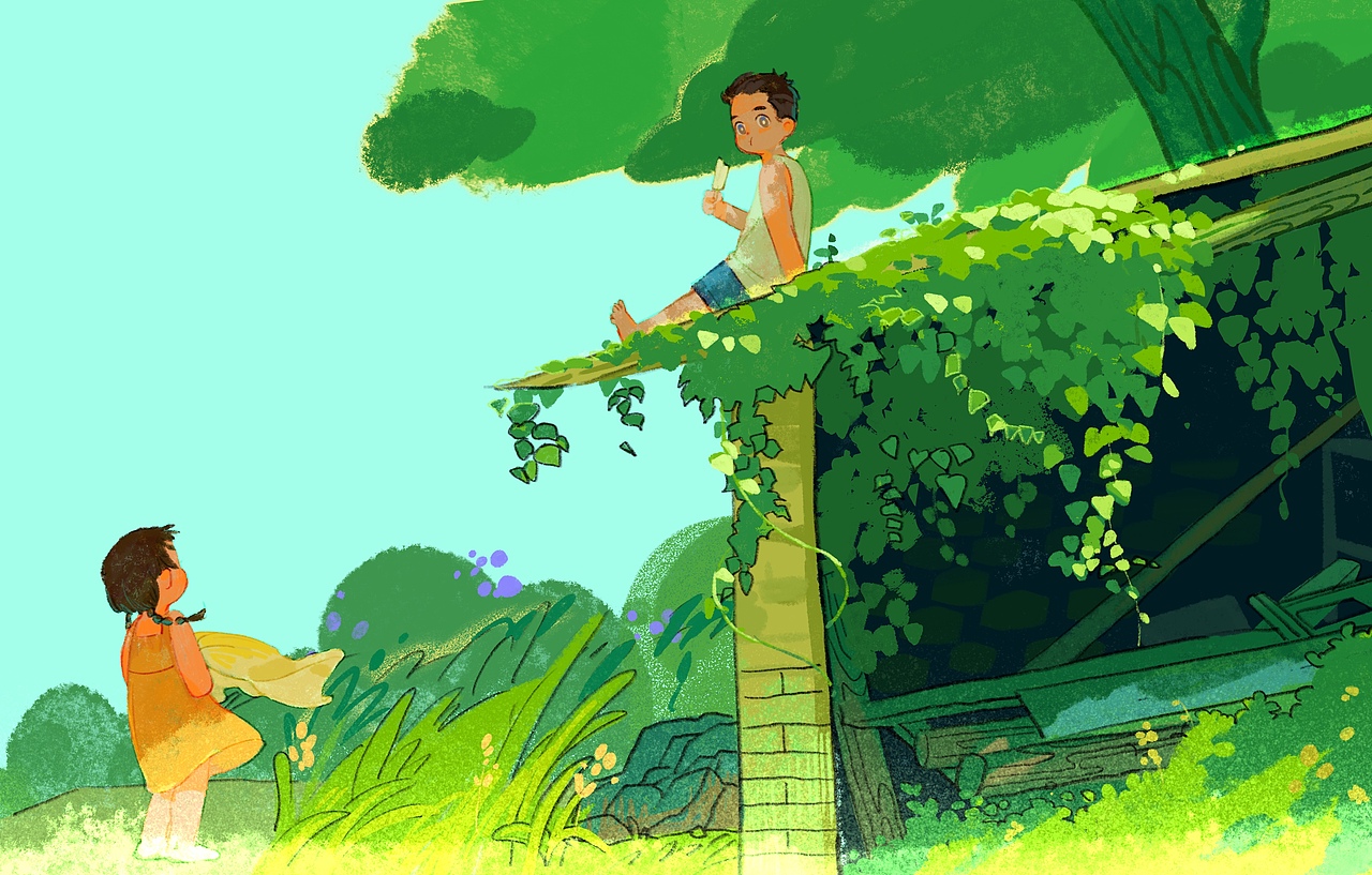 個人創(chuàng)作和同人｜兒童畫系列2（圖ZMzUxNjU2NTc2） - 兒童插畫 - 站酷設計師是二缺鴨鴨原創(chuàng)素材 - 站酷ZCOOL