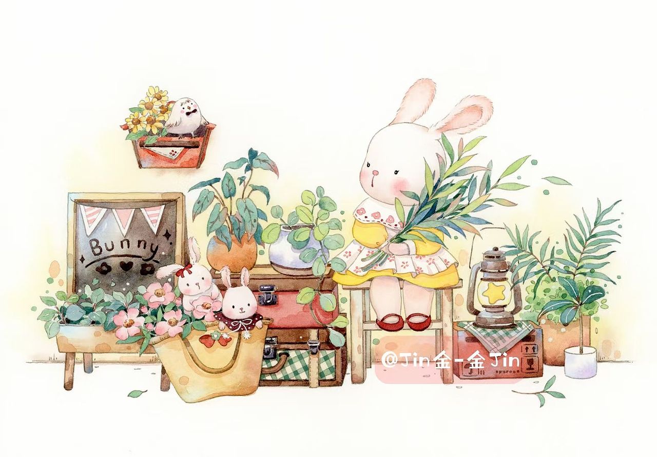 治愈系植物小场景系列