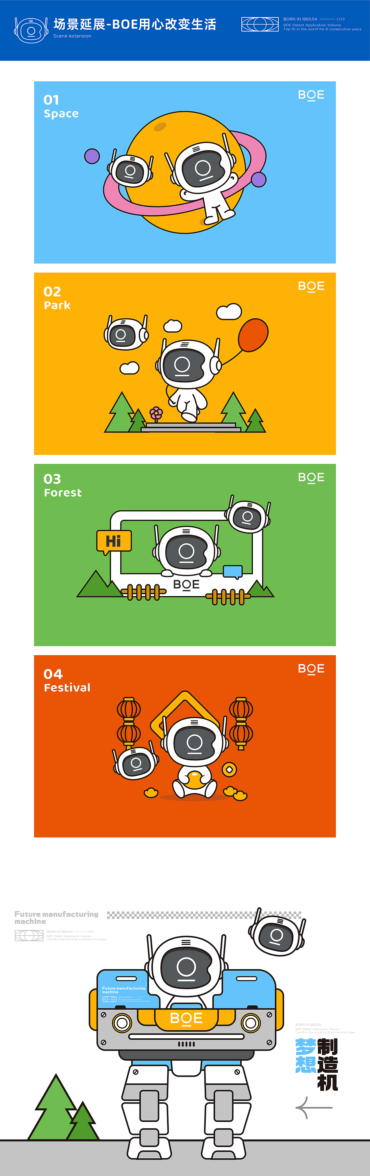 BOE星球-未来与探索（图ZMzI4NTg0MTA0） - IP形象 - 站酷设计师于万万原创素材 - 站酷ZCOOL