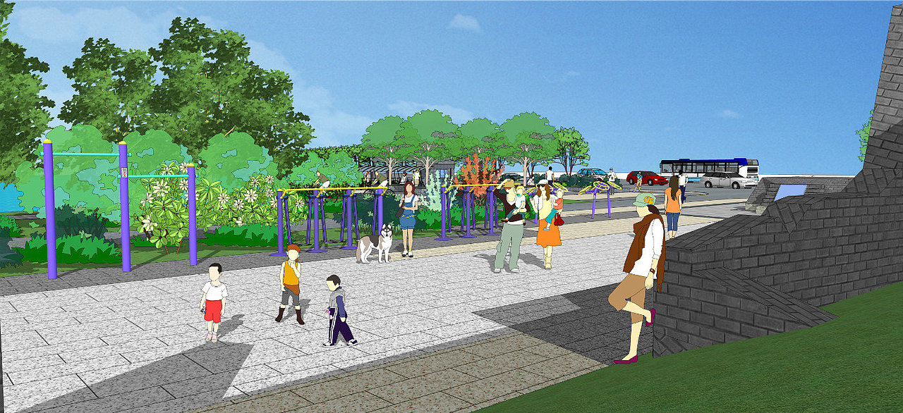 景观绿化（图ZNDY0NzMwODg=） - 景观设计 - 站酷设计师糯米米米原创素材 - 站酷ZCOOL