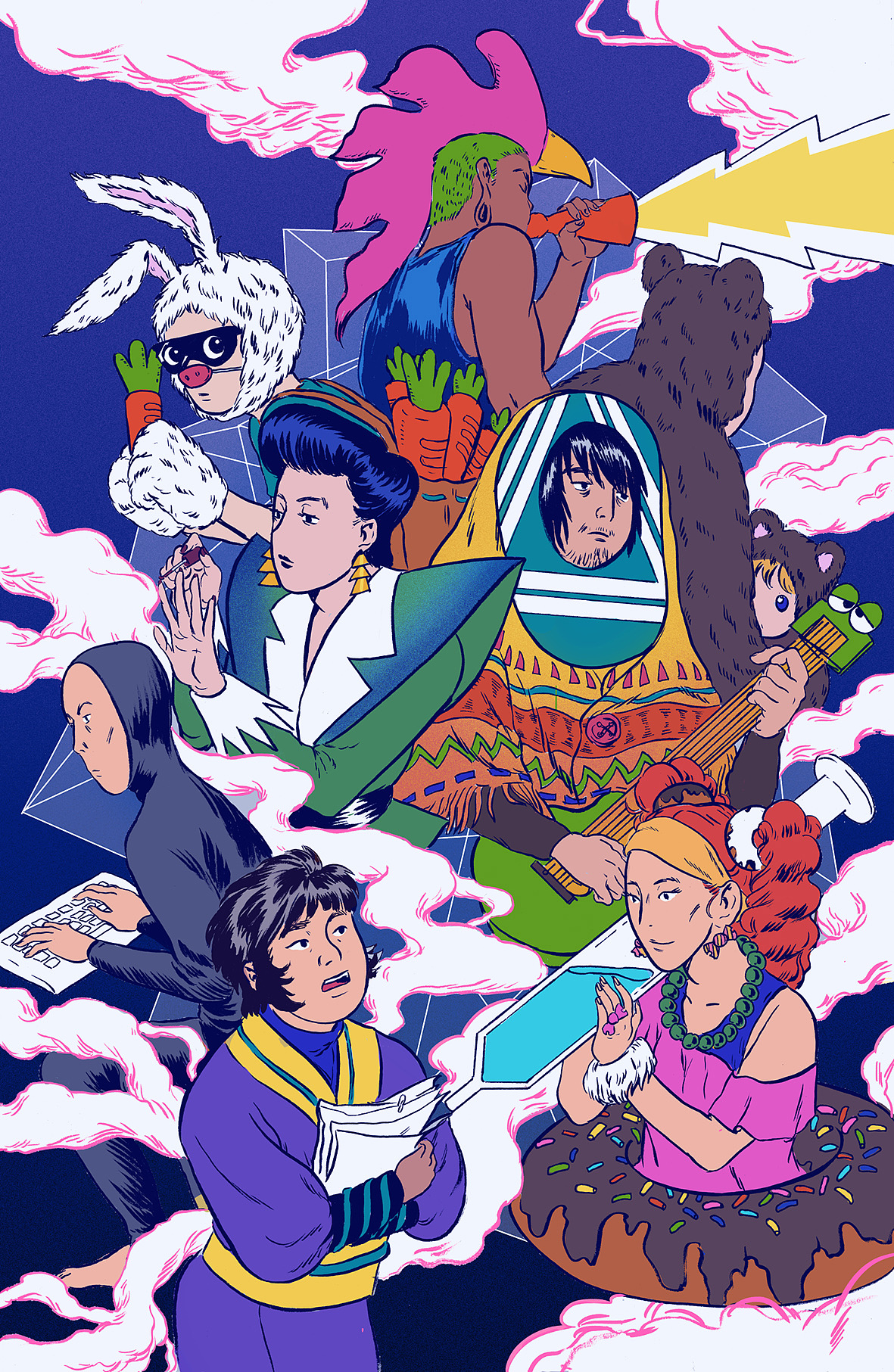 Weirdo Fashion Show（图ZMTE4MjY4ODcy） - 商业插画 - 站酷设计师YUCHENNN原创素材 - 站酷ZCOOL