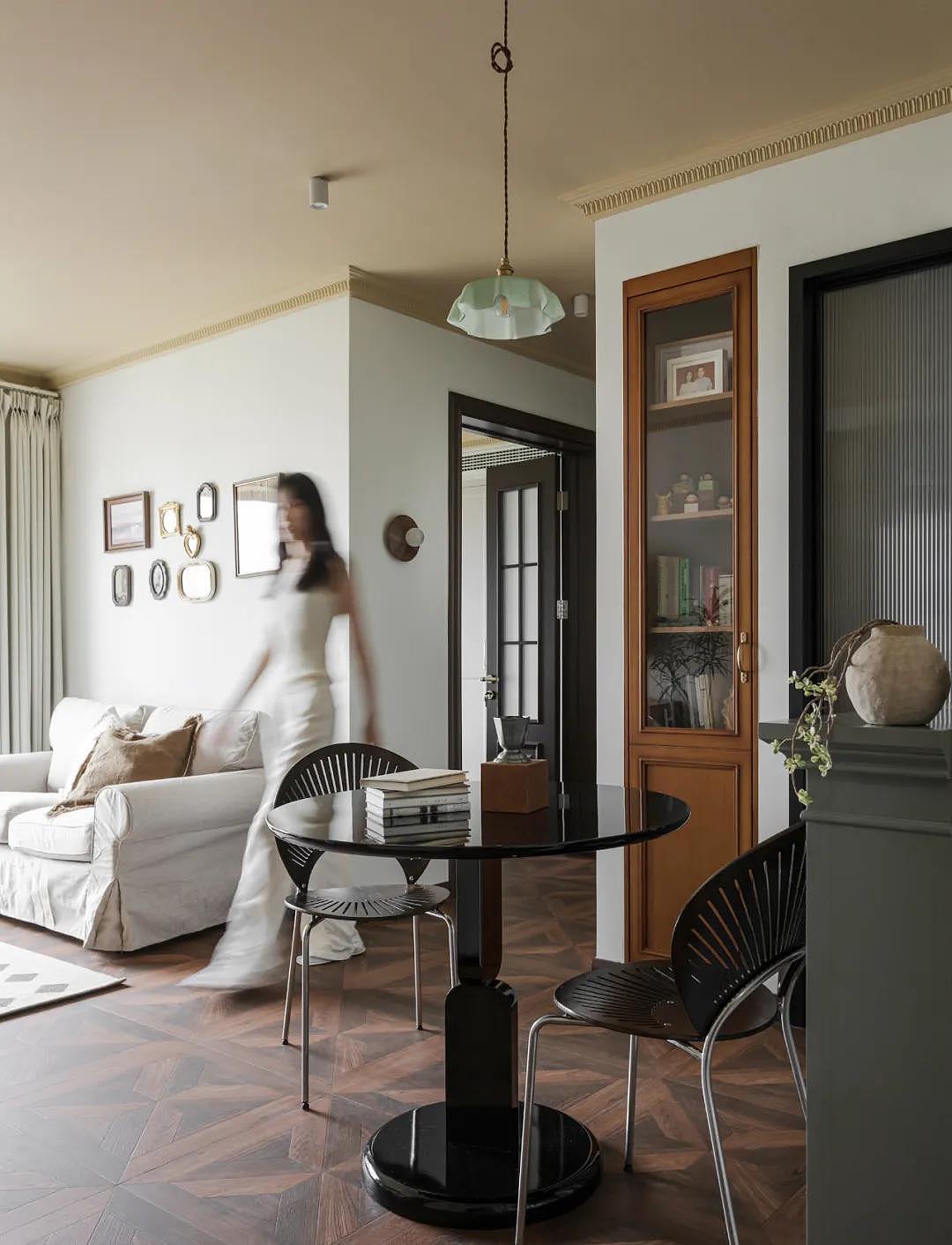 56㎡复古法式风格小户型公寓装修，浪漫生活体验（图ZMjgwMTYxMDY0） - 家装设计 - 站酷设计师峰光无限装饰原创素材 - 站酷ZCOOL