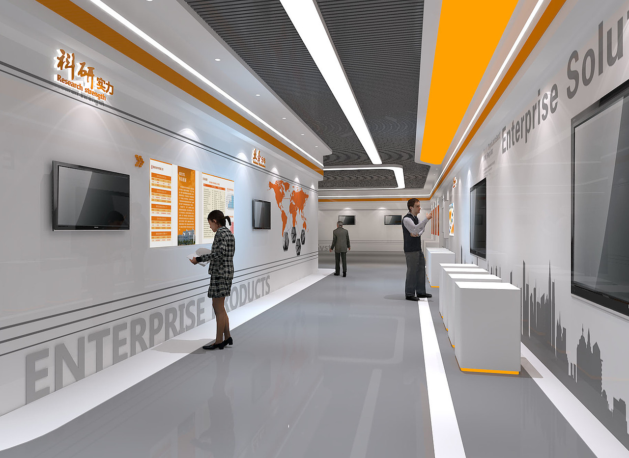 企业展厅（图ZMjIxODg4MDk2） - 展陈设计 - 站酷设计师东经118度原创素材 - 站酷ZCOOL