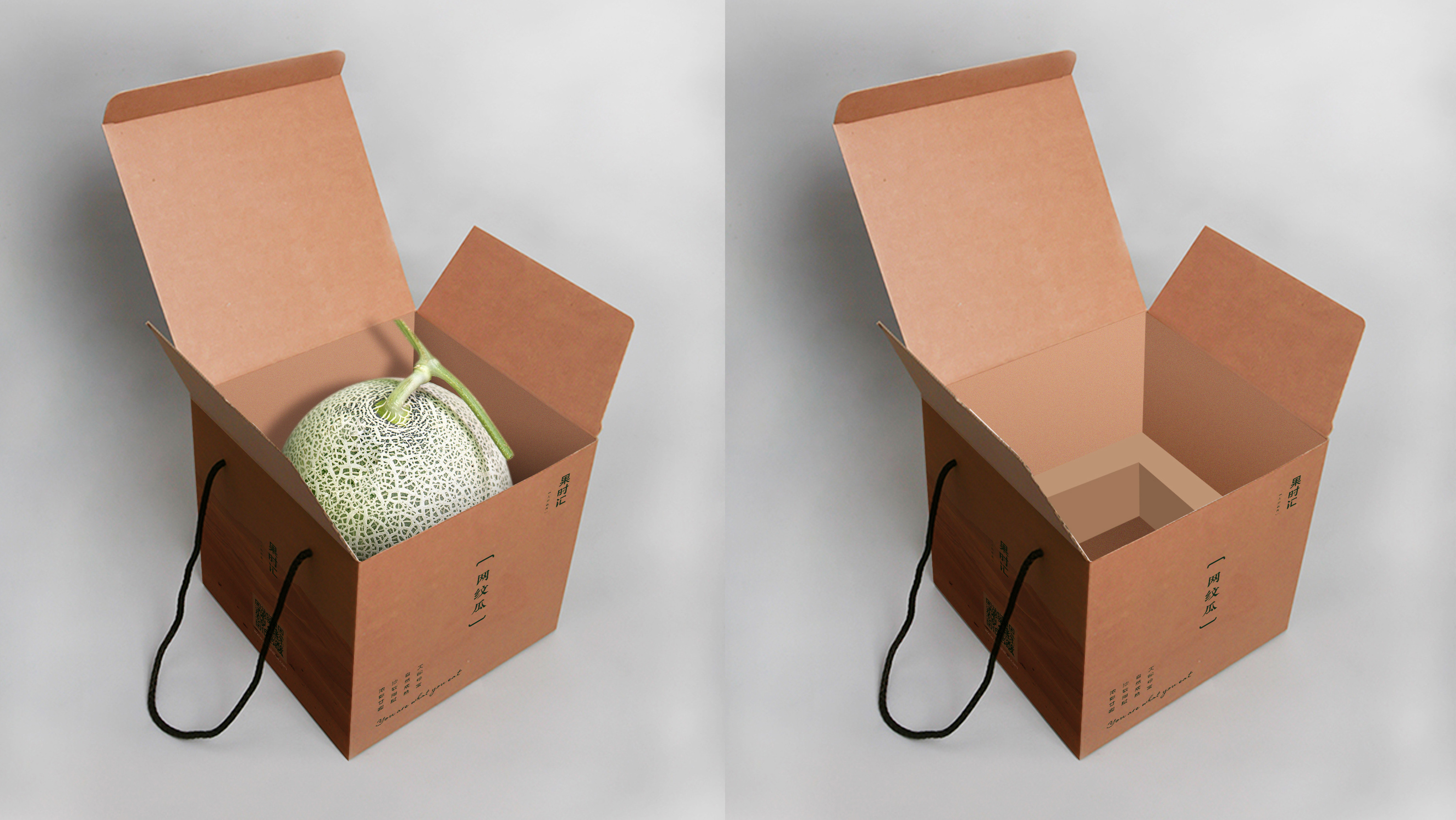 网纹瓜包装设计