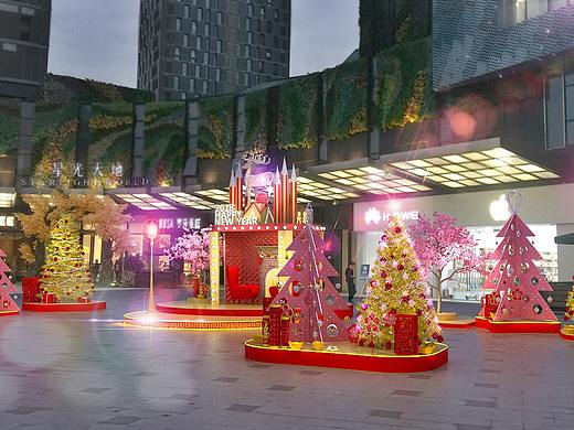 圣诞新春换装美陈