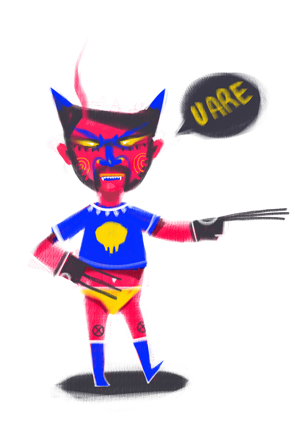 角色练习（图ZMjEyNDA1NzI=） - 创作习作 - 站酷设计师光怪原创素材 - 站酷ZCOOL