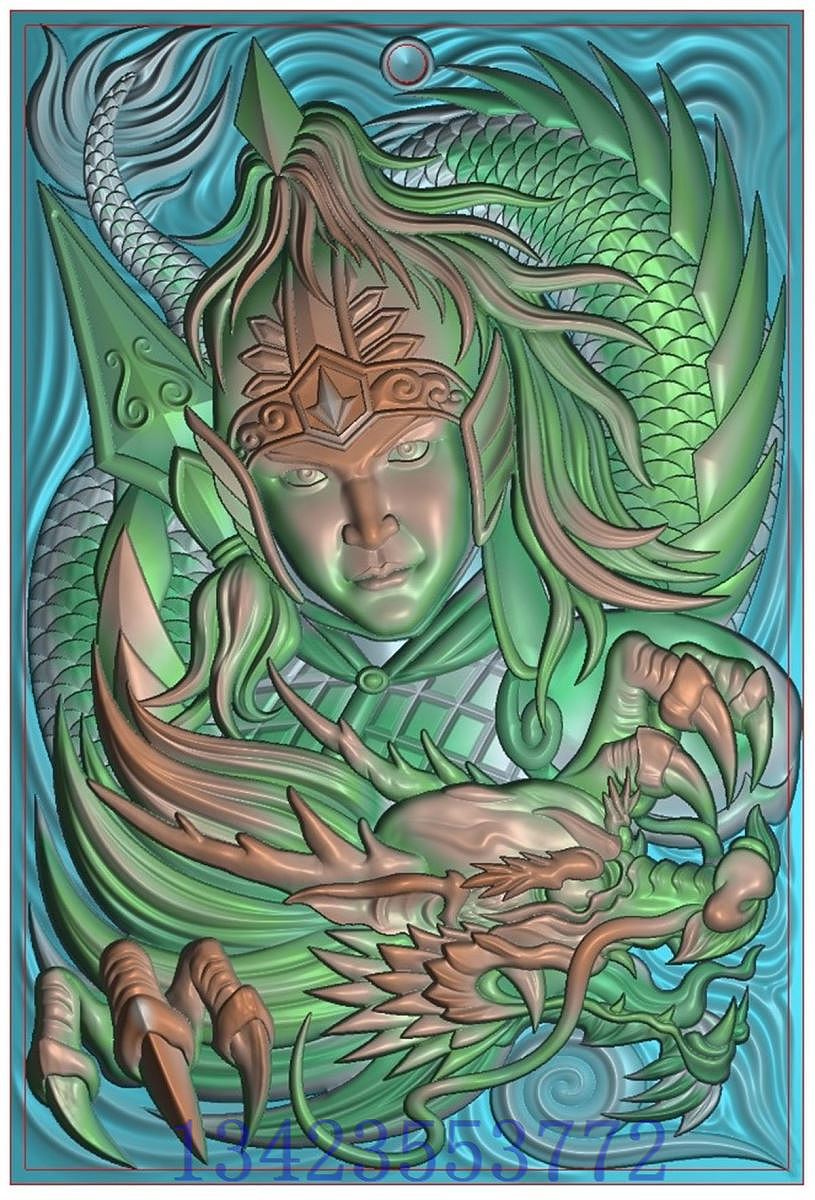 精雕浮雕灰度图雕刻图纸jdp木雕bmp