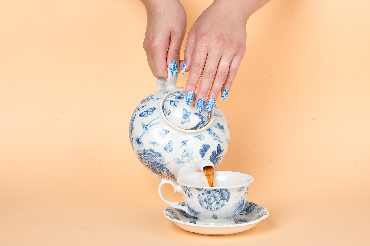 产品-美甲 摄影后期修饰