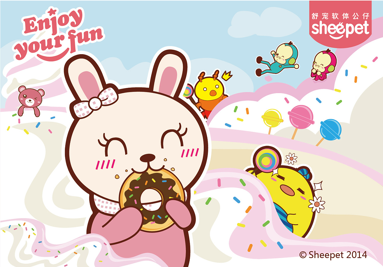 产品卡通形像插画|动漫|单幅漫画|lovelucky - 原创作品 - 站酷