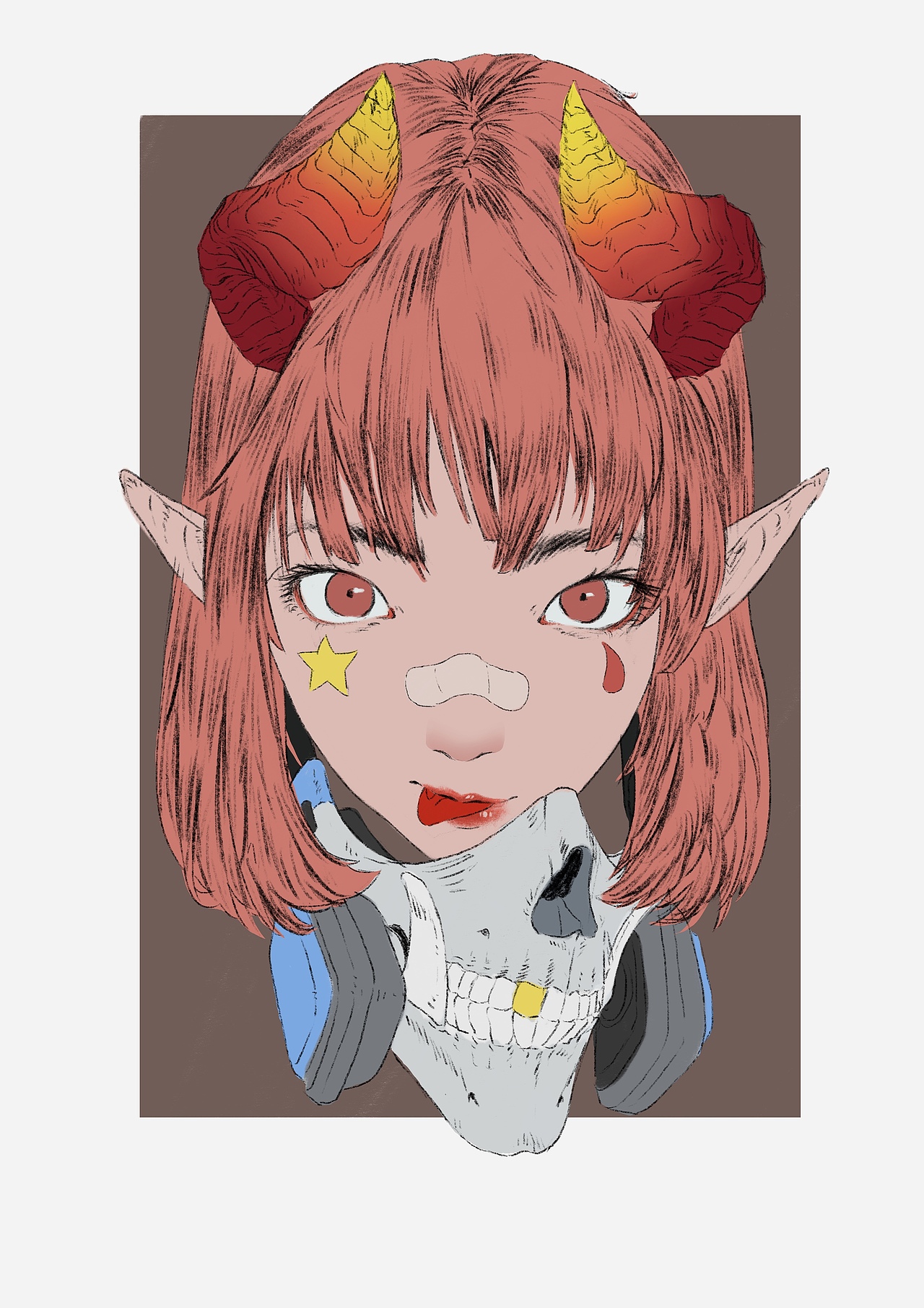 妖魔鬼怪快离开！（图ZMTk0ODg1MDc2） - 艺术插画 - 站酷设计师今不问原创素材 - 站酷ZCOOL