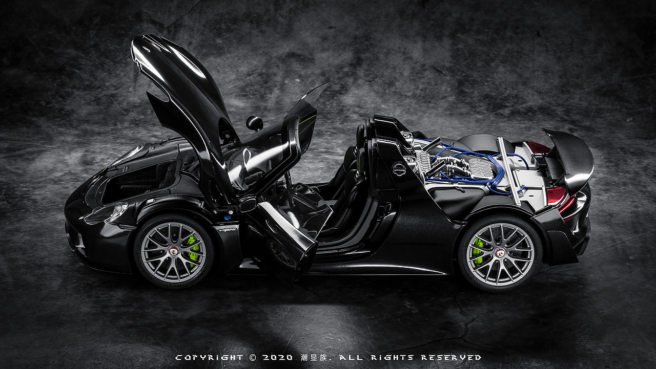 AUTOart 1:18 Porsche 918SpyderWeissachPackage（图ZMjIyOTYxMzI0） - 产品摄影 - 站酷设计师大力神不大原创素材 - 站酷ZCOOL