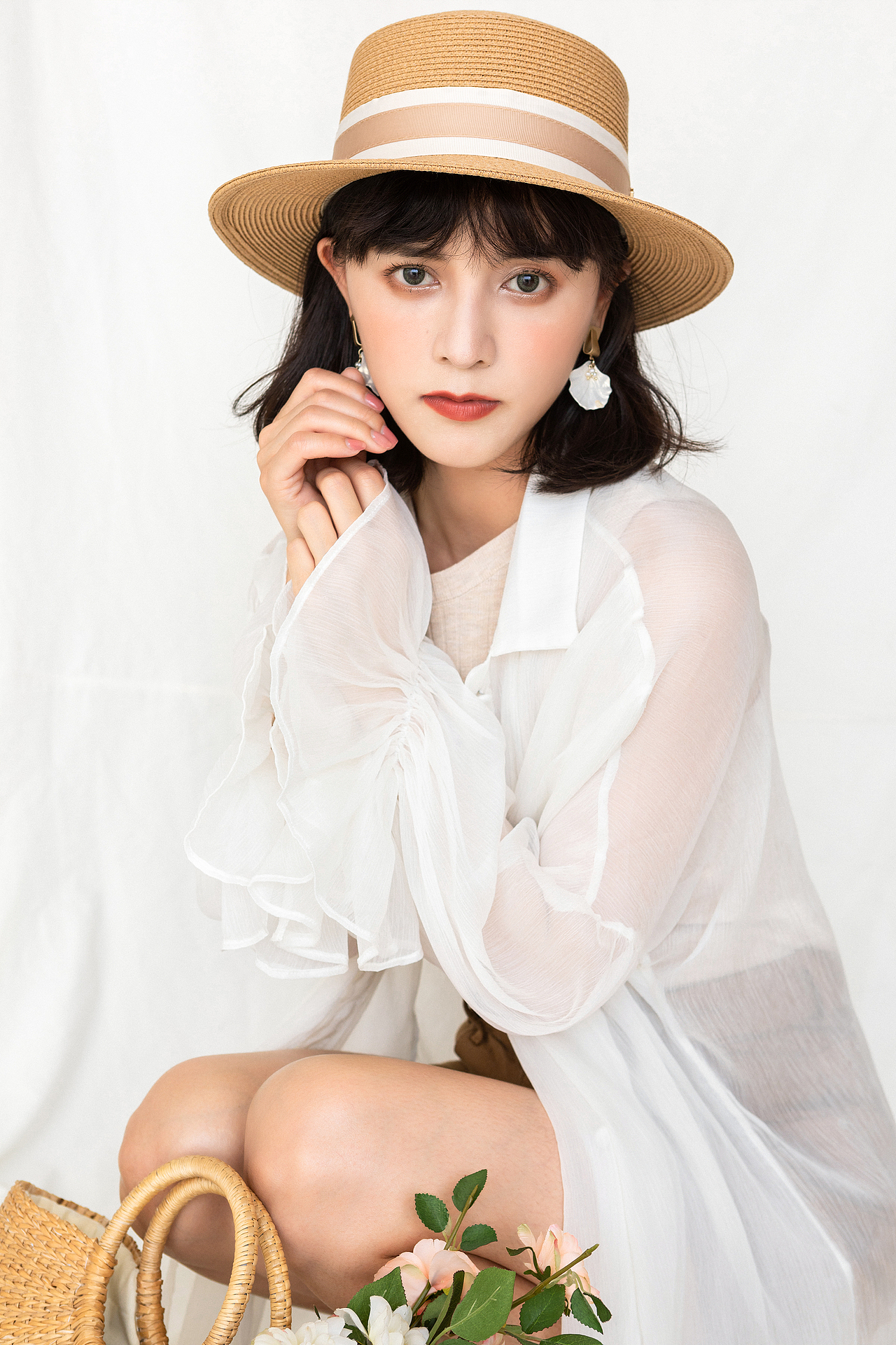 roco女装模特图拍摄