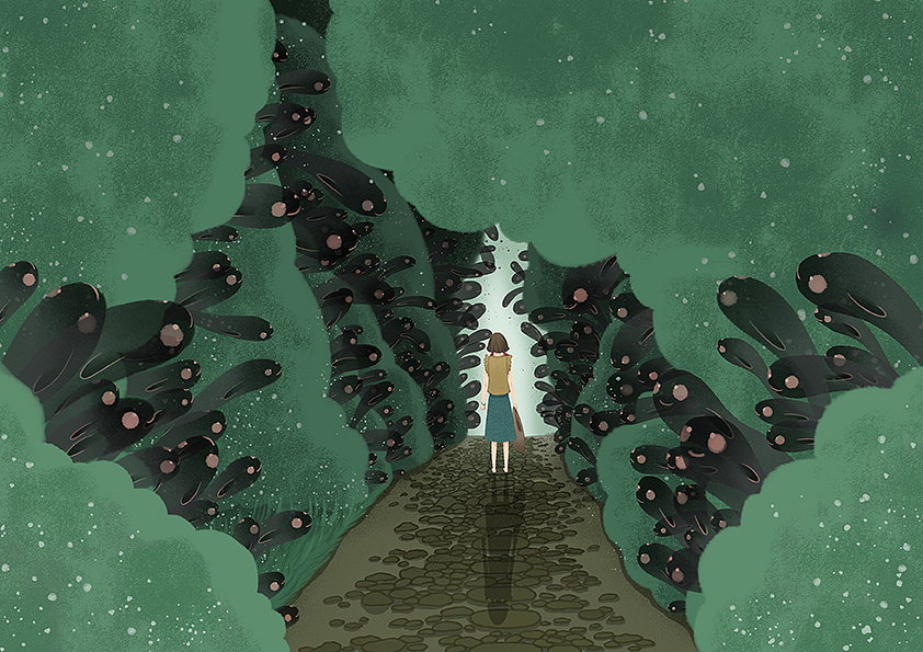 迷失|插画|创作习作|理小渔 - 原创作品 - 站酷 (zcool)