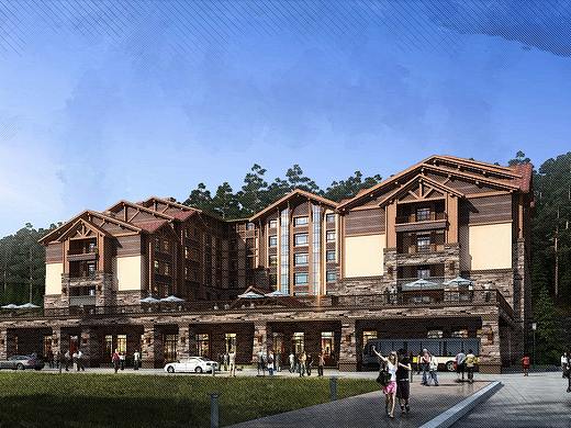 北大壶滑雪场星光营地酒店（个人主页-ZMjk5NDU0MTI=） - 建筑设计 - 站酷设计师海秋原创素材 - 站酷ZCOOL
