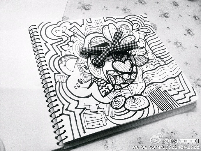 晒本子啦。（图ZNDY0MzM4MzI=） - 新锐潮流插画 - 站酷设计师Zayit_原创素材 - 站酷ZCOOL